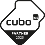 Selo da Cubo Itaú parceiro da DZB Invest